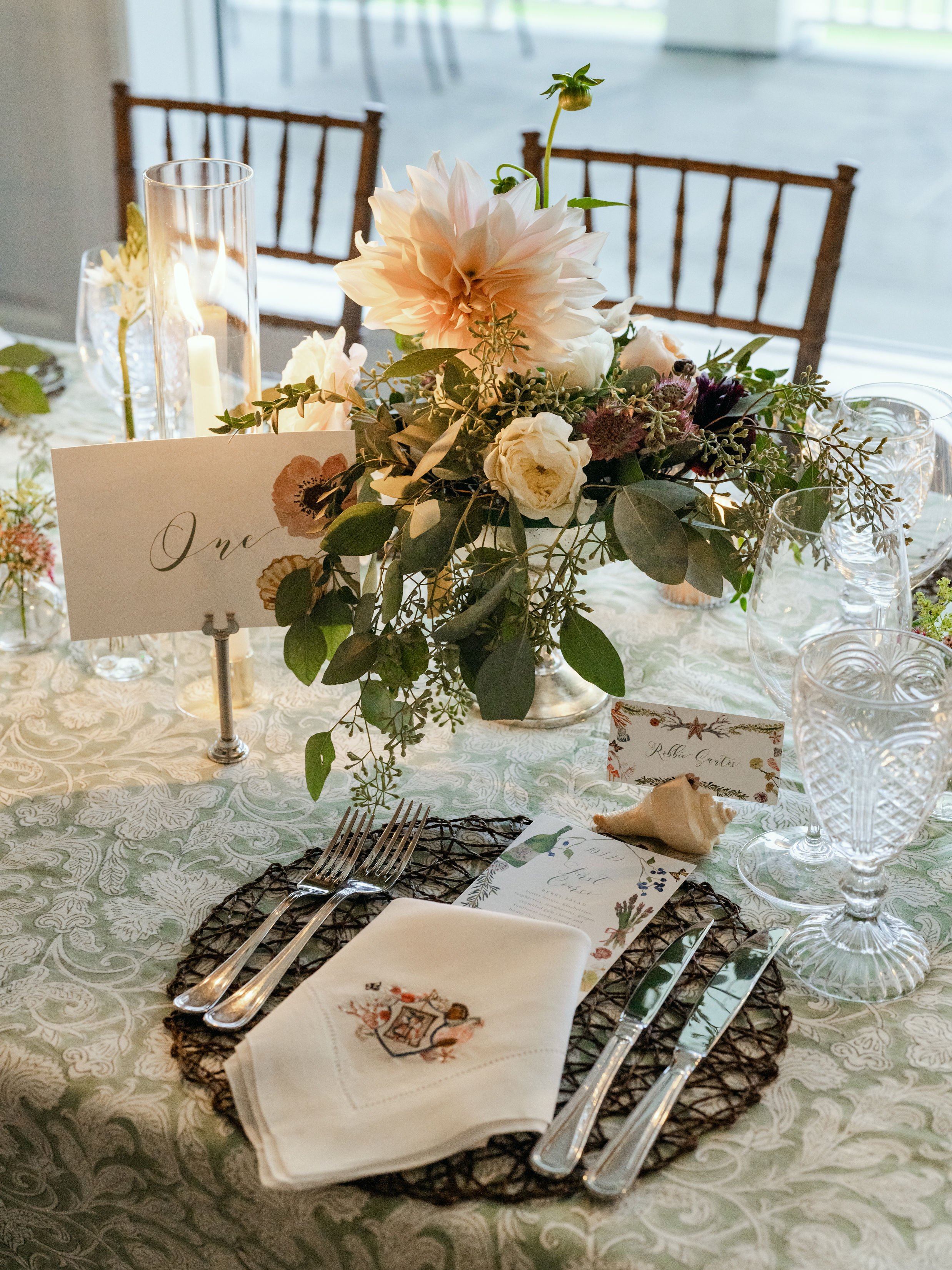 Wedding floral design in Connecticut.