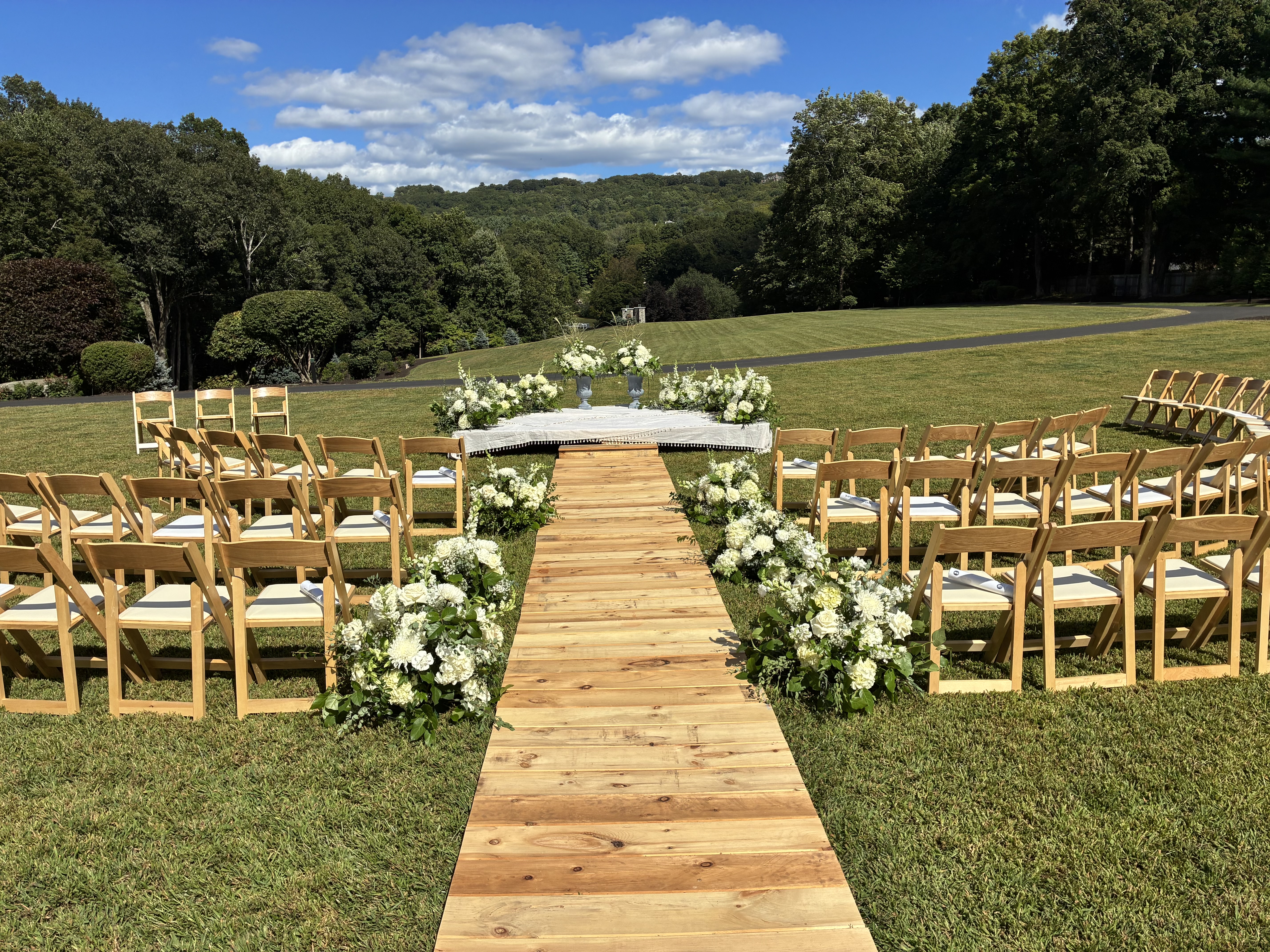 Wedding floral design in Connecticut.